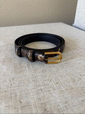 Brand new Nili Lotan Snake effect belt